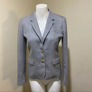 J Crew Gray Suit Blazer sz 2